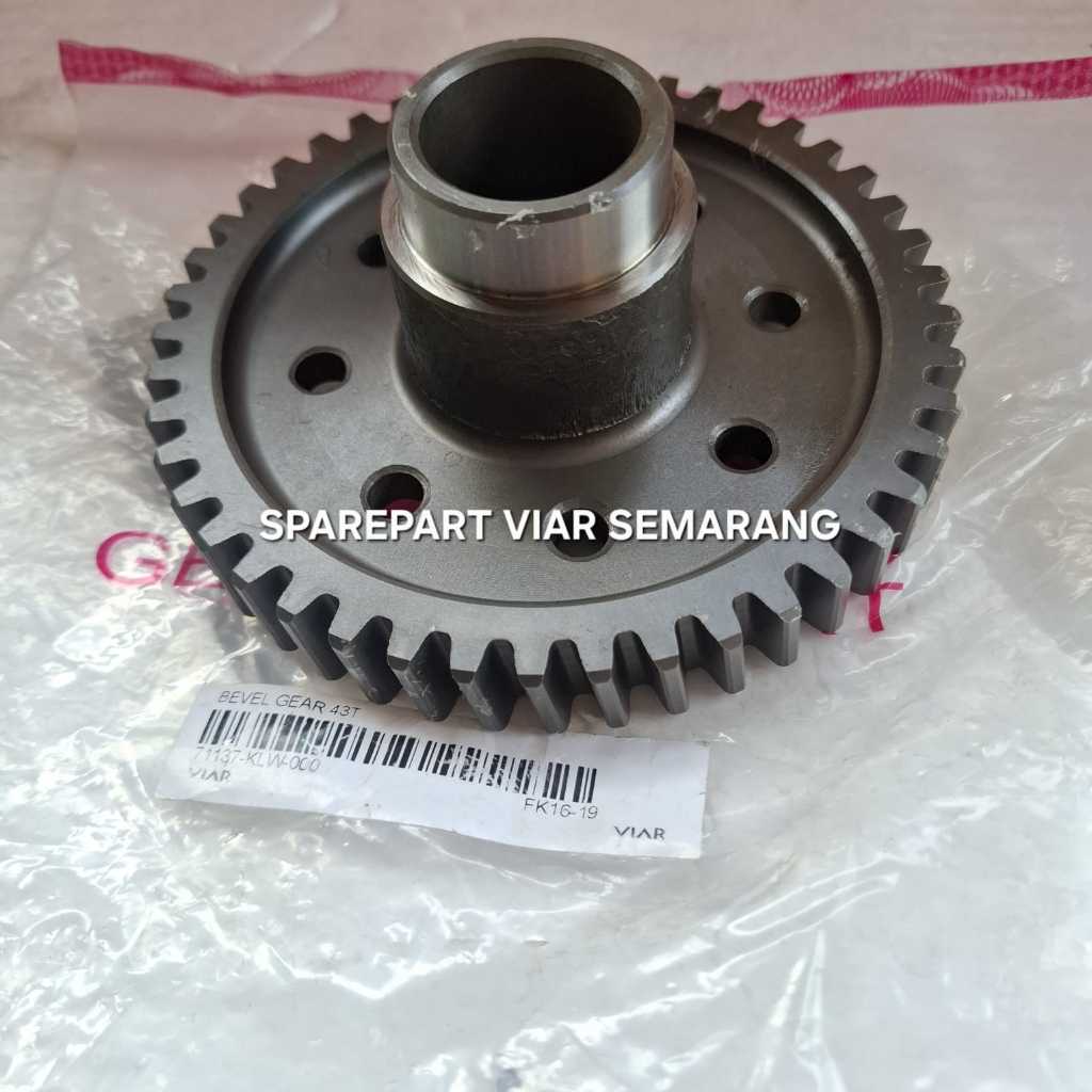 Bevel gear 43t viar karya 300 cc original viar gigi gardan higlow viar 300