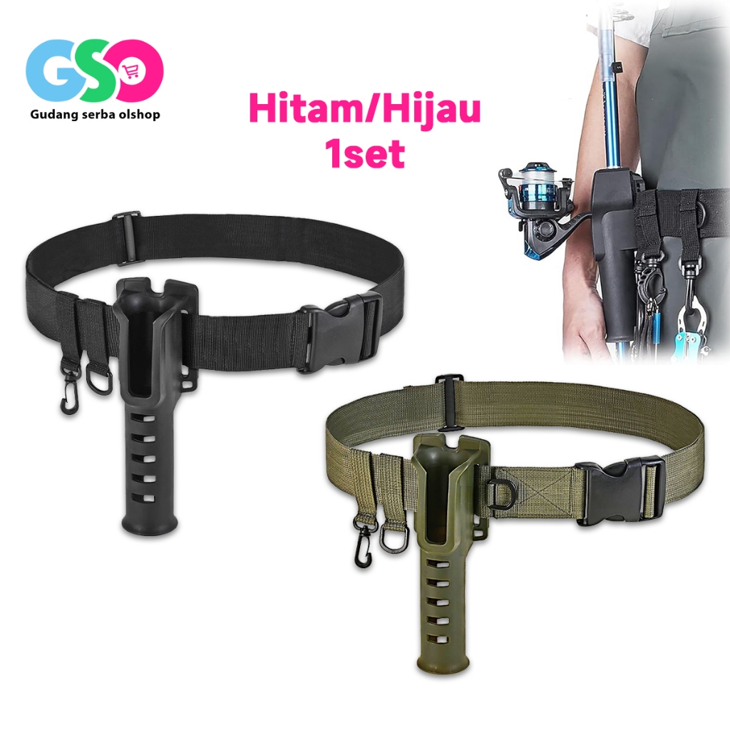 Pengikat Joran Pancing Serbaguna Belt Sabuk Dudukan Joran Mancing Holder Fishing Tackle Belt