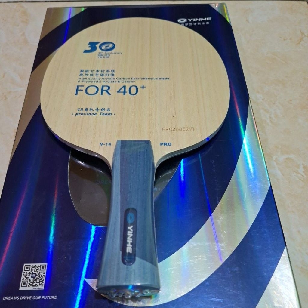 YINHE V14 PRO CARBON ALC KAYU BET TENIS MEJA