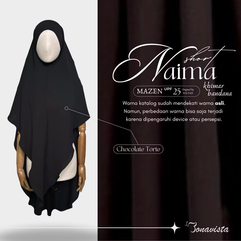 NWT Bonavista Khiban Naima Short Mazen Chocolate Tortle