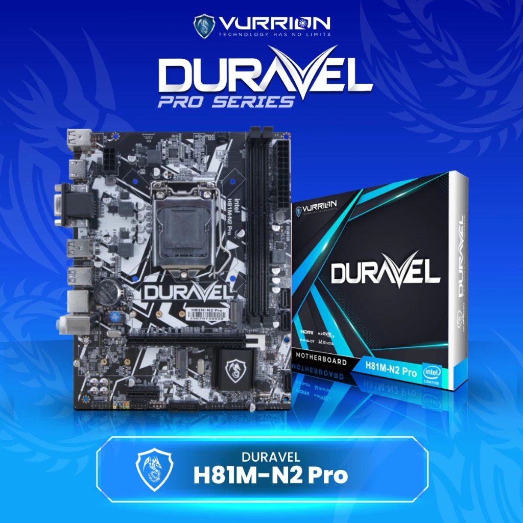 VURRION H81M ATX LGA 1150 MOBO | DURAVEL MOTHERBOARD