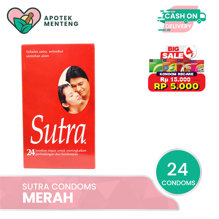 Kondom Sutra Merah (Isi 24)