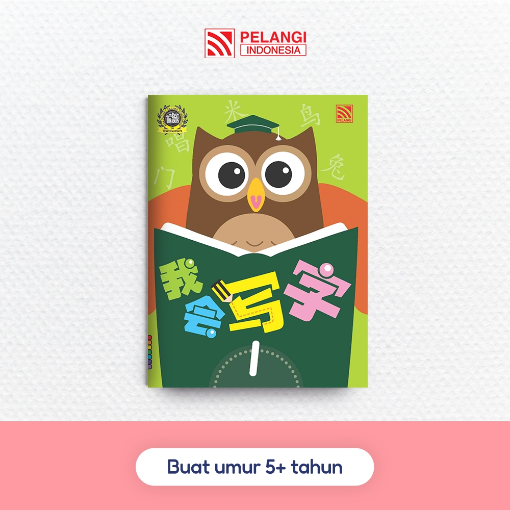 Penerbit Pelangi Indonesia - Basic Chinese Strokes Writing | Buku Anak Memahami Struktur Bahasa Mand