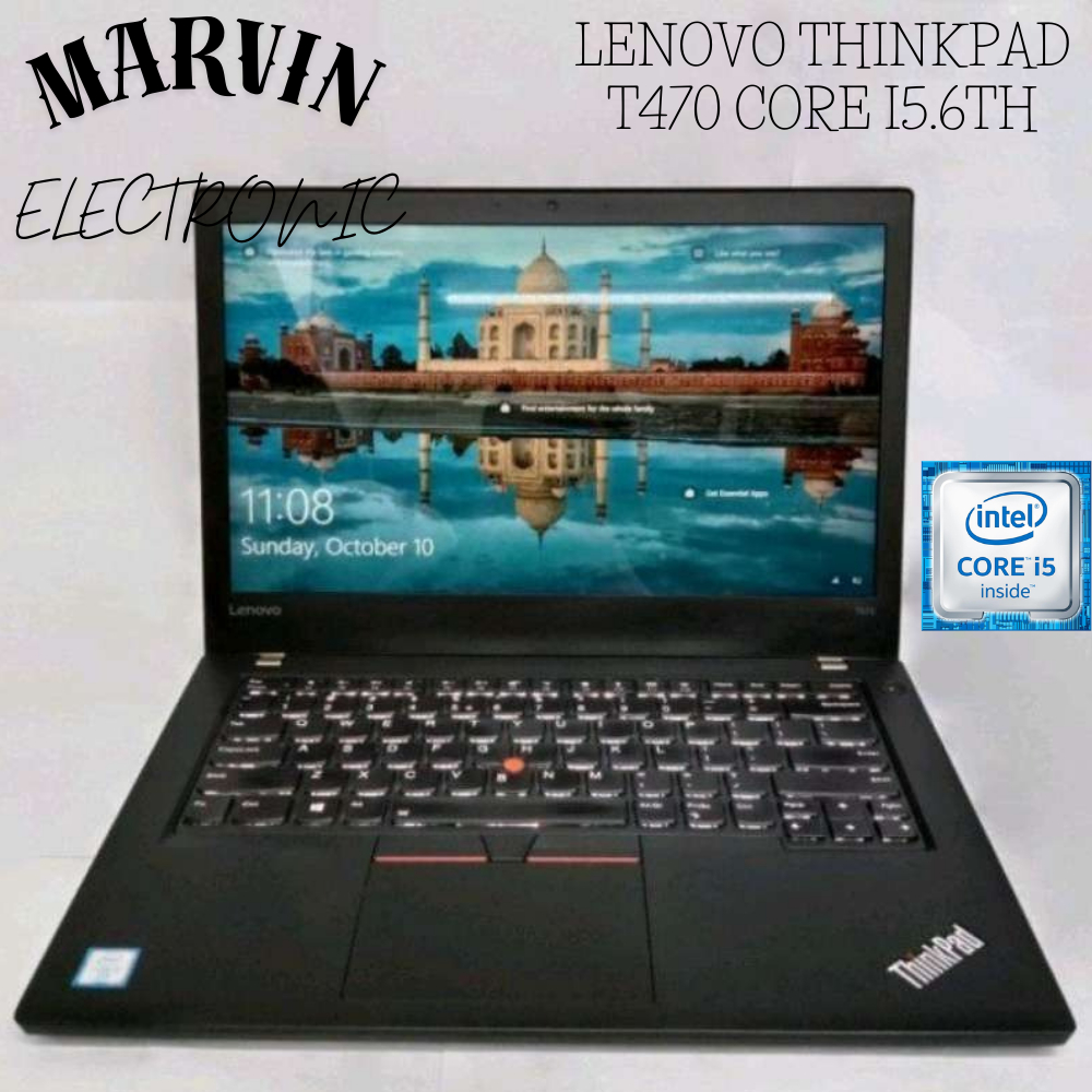 Bergaransi Thinkpad T470/s T450 T460/s core i5 gen 6/7 8gb/256ssd win 11 pro 14 inch free tas mouse