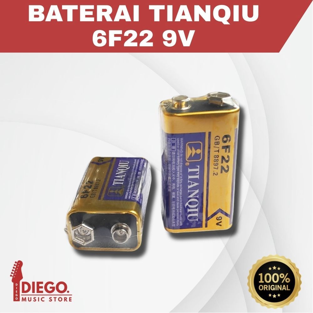 BATERAI TIANQIU 6F22 9V / BATERAI TIANQIU 6F-22 9V