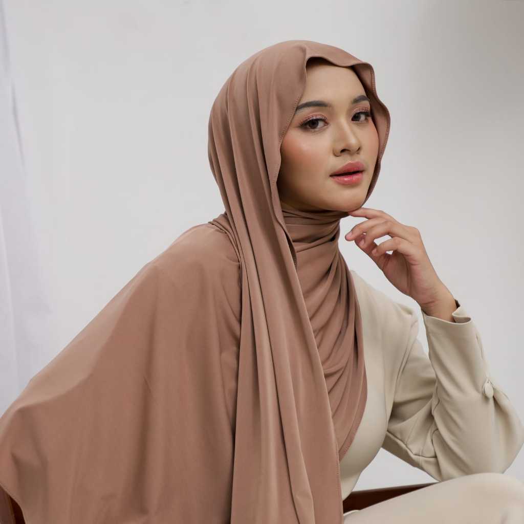 Pashmina Kaos Jersey | Hijab Pashmina jersey Premium | Pashmina Turkey / Oman
