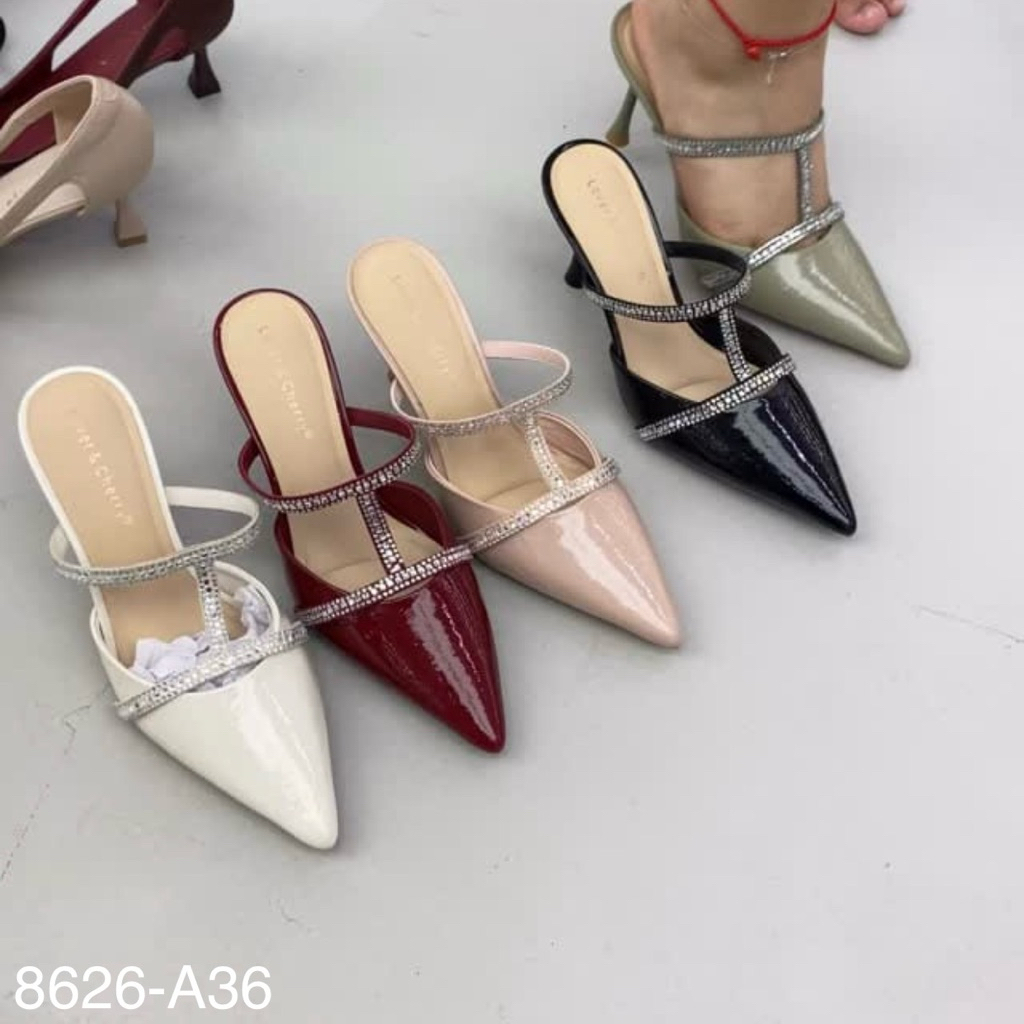 8626-A36 Sandal Guangzhou Heels 7cm Wanita Import