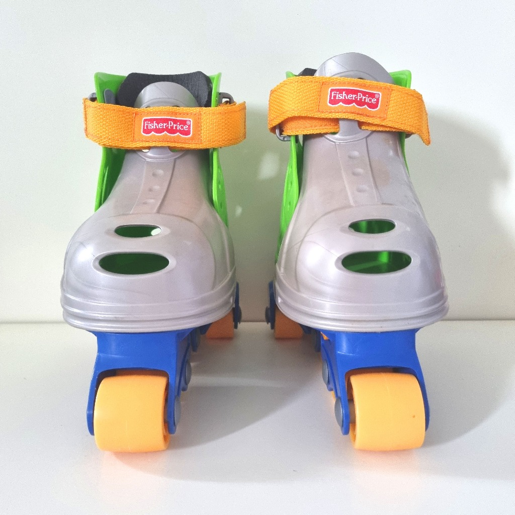 Fisher Price Belajar Sepatu Roda Roller Adjustable Inline Skate Blade Slide Anak 2-5 Tahun Laki Pere
