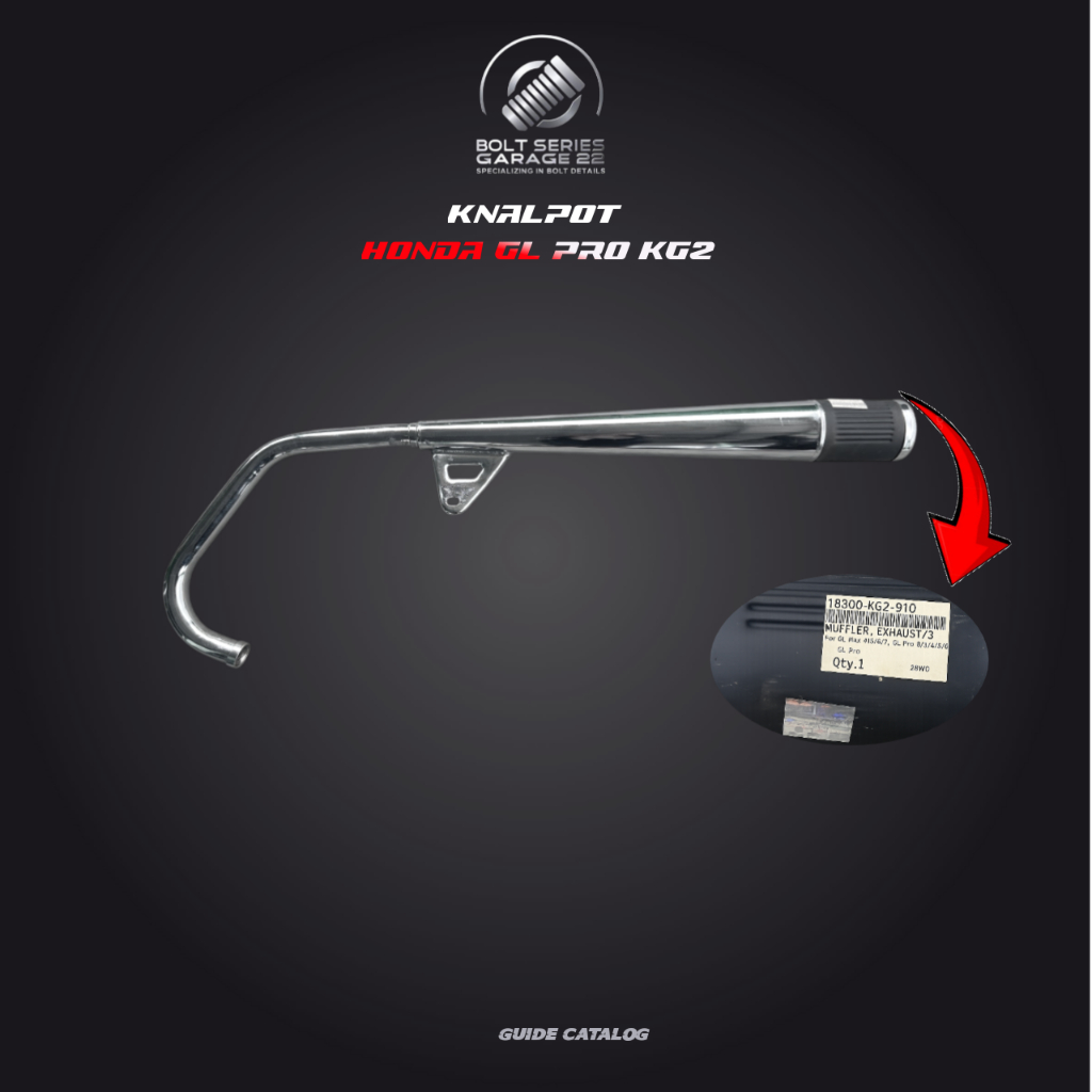 Knalpot GL PRO KG2 Orisinal