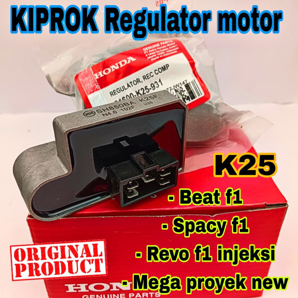 K25 KIPROK REGULATOR original BEAT FI, SPACY FI, REVO FI INJEKSI, MEGA PRO NEW  kiprok regulator