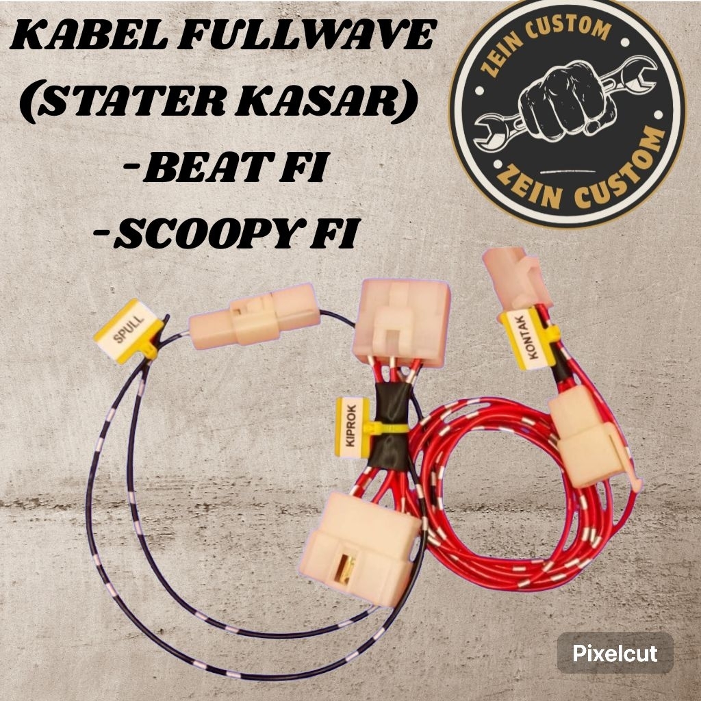 KABEL SOKET SOCKET FULLWAVE BEAT FI SCOOPY FI STATER KASAR PNP KIPROK NMAX TIGER