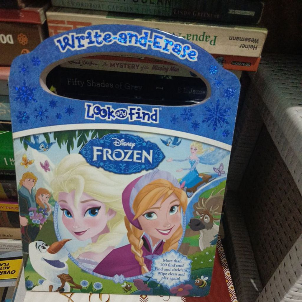 WRITE-AND-ERASE LOOK AND FIND - FROZEN