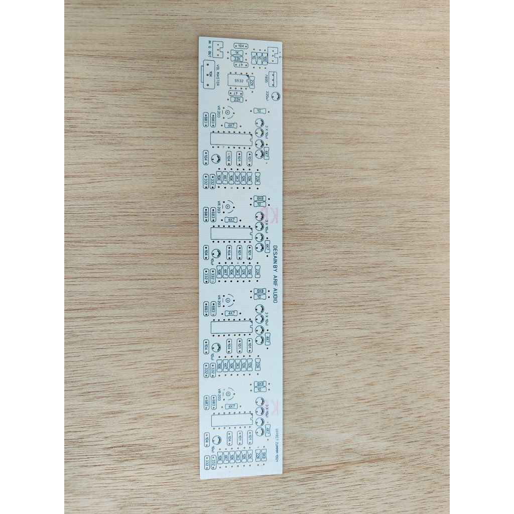 PCB efek cess tull 4x IC pt2399 PCB fr3 fiber