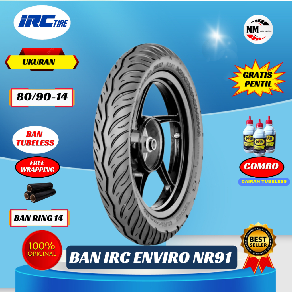 Ban Motor Matic // IRC ENVIRO 80/90 Ring 14 Tubeless