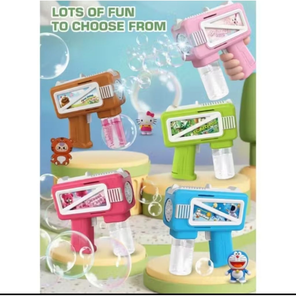 Mainan Bubble Karakter/ Mainan Gelembung Elektrik/ Mainan Gelembung Bubble/ Mainan Gelembung Sabun