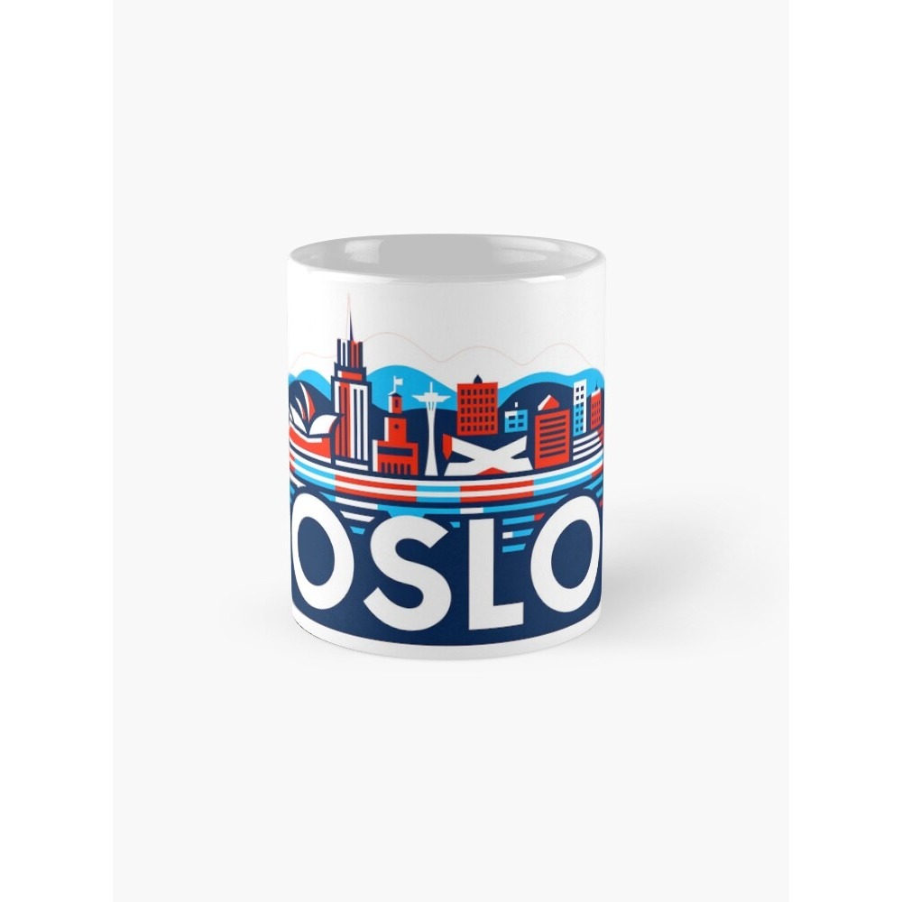 Gelas keramik Oslo Norway Travel Coffee Mug
