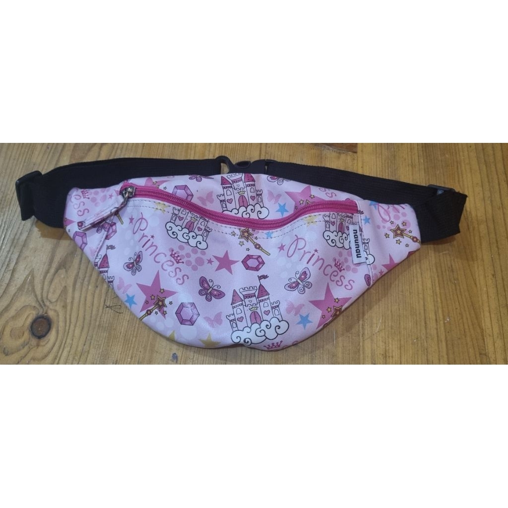 Tas Selempang Anak Waist Bag Princess merk naunau