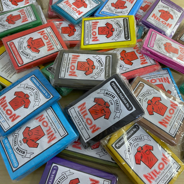 Wantex NILON Wenter Pewarna Pakaian Tekstil Kain Jeans Hoodie Jaket Kaos Tshirt Naptol Warna Pekat p