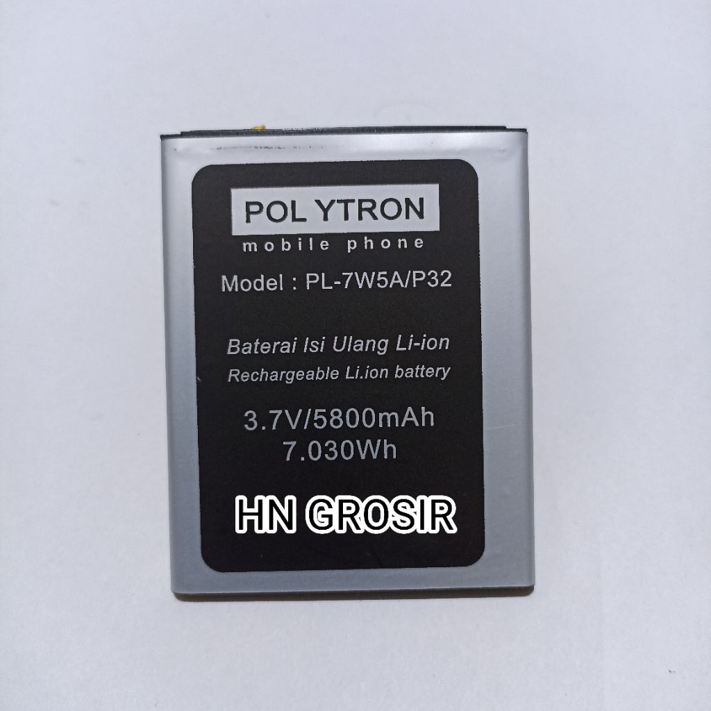 Baterai batre polytron R2509 Rocket T6 PL-7W5A original Battery hp