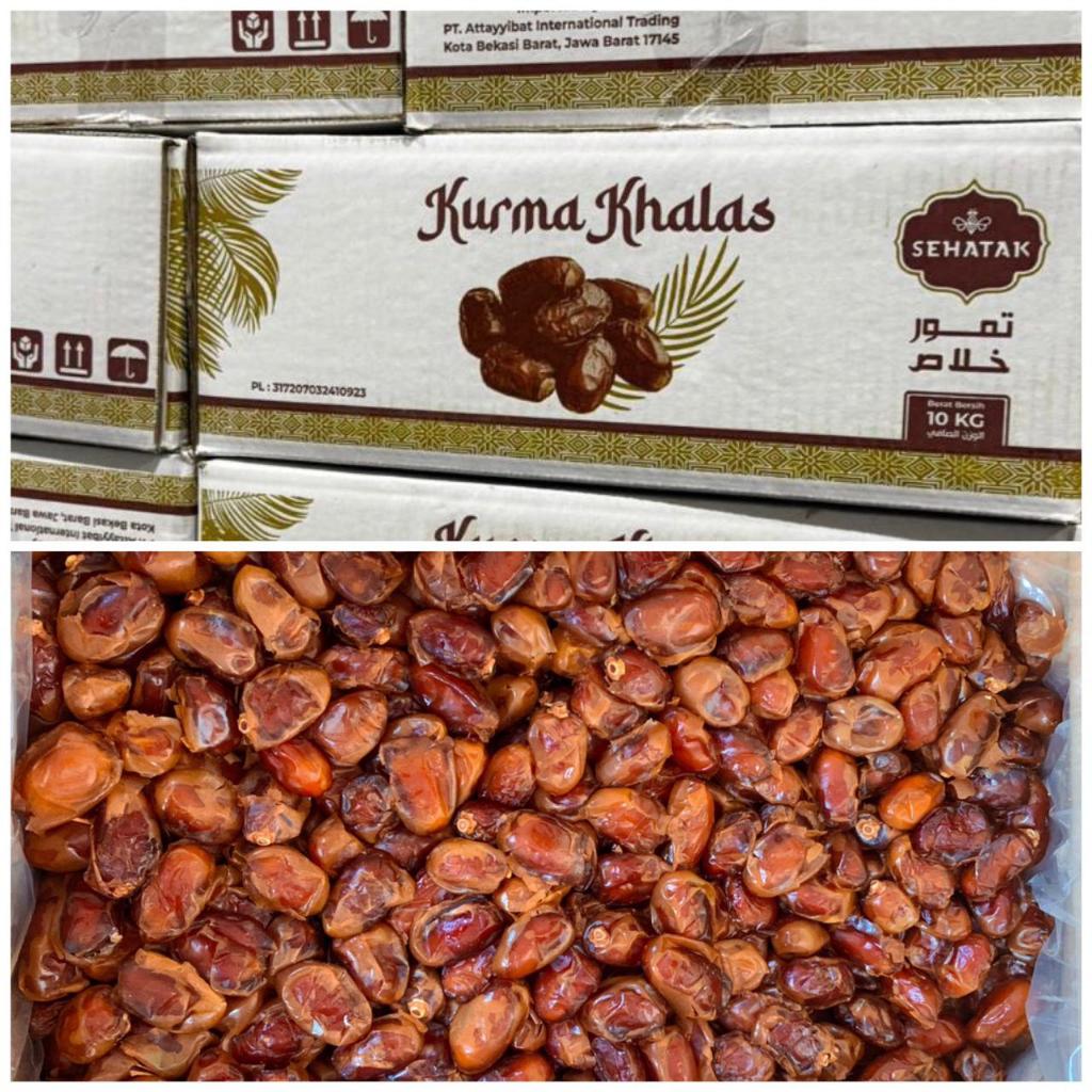 Kurma Khalas Sehatak Repack 250gr / Kurma Bandung