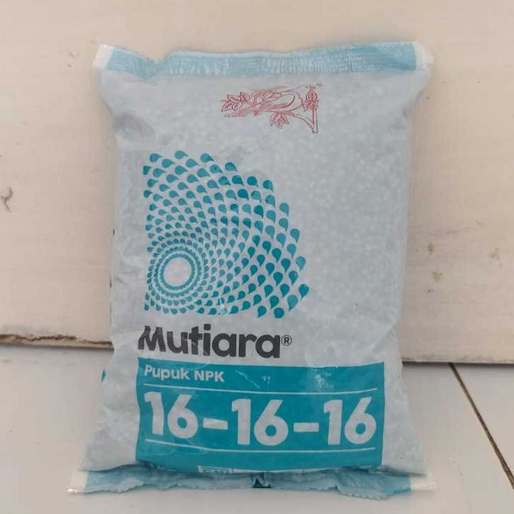 Pupuk NPK Mutiara 16-16-16 Asli 1 KG | Pupuk Lengkap Semua Tanaman