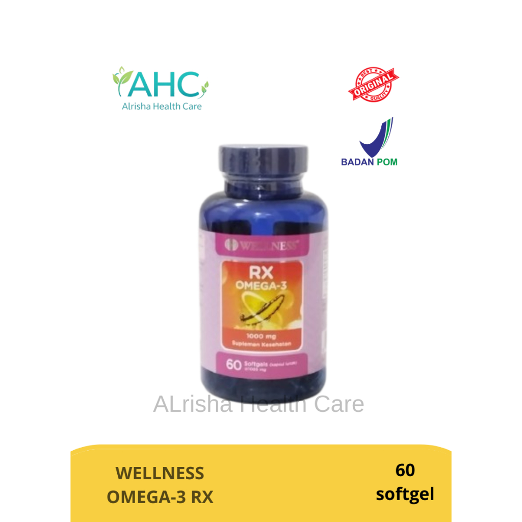 Wellness Omega-3 RX 1000mg - 60 softgel