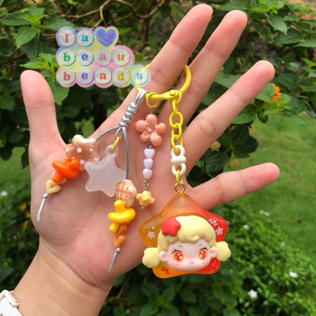 Yaya Candy Bag Charm Star Orange