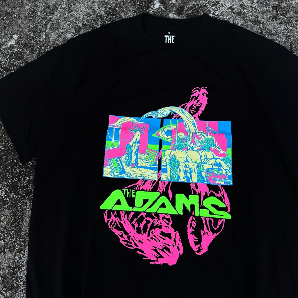 THE ADAMS - WAITING TSHIRT BLACK