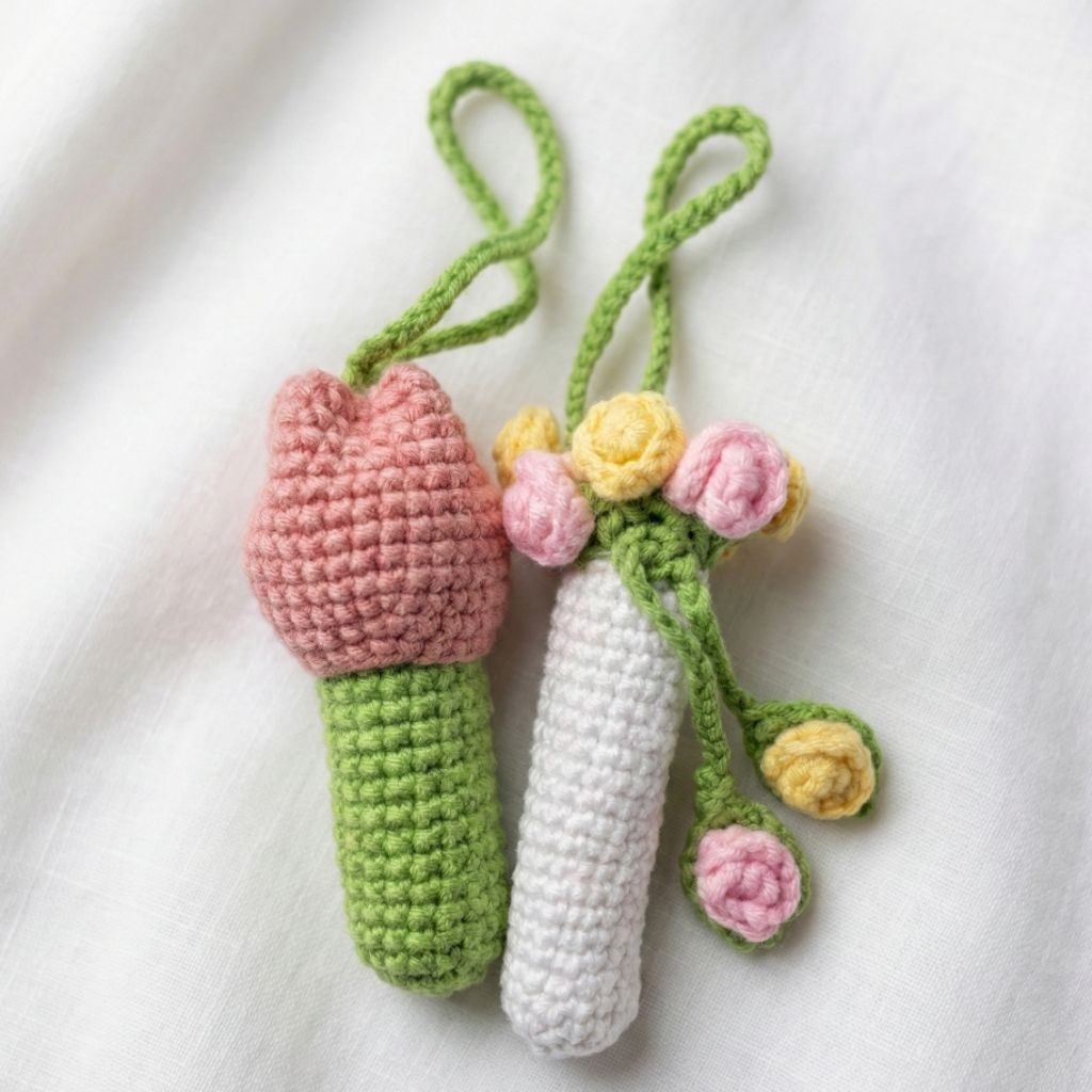 Blossom Crochet Lip/Freshcare Holder | Handmade