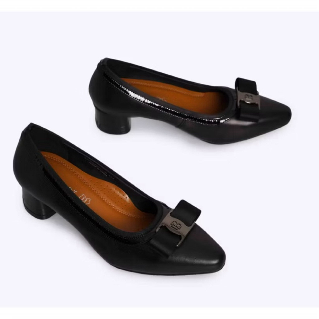 Everbest Symphony Ori Sepatu Heels Wanita Black - 36