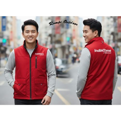 DISCON Rompi Hiking Distro INDIHOME, Rompi Pria INDIHOME