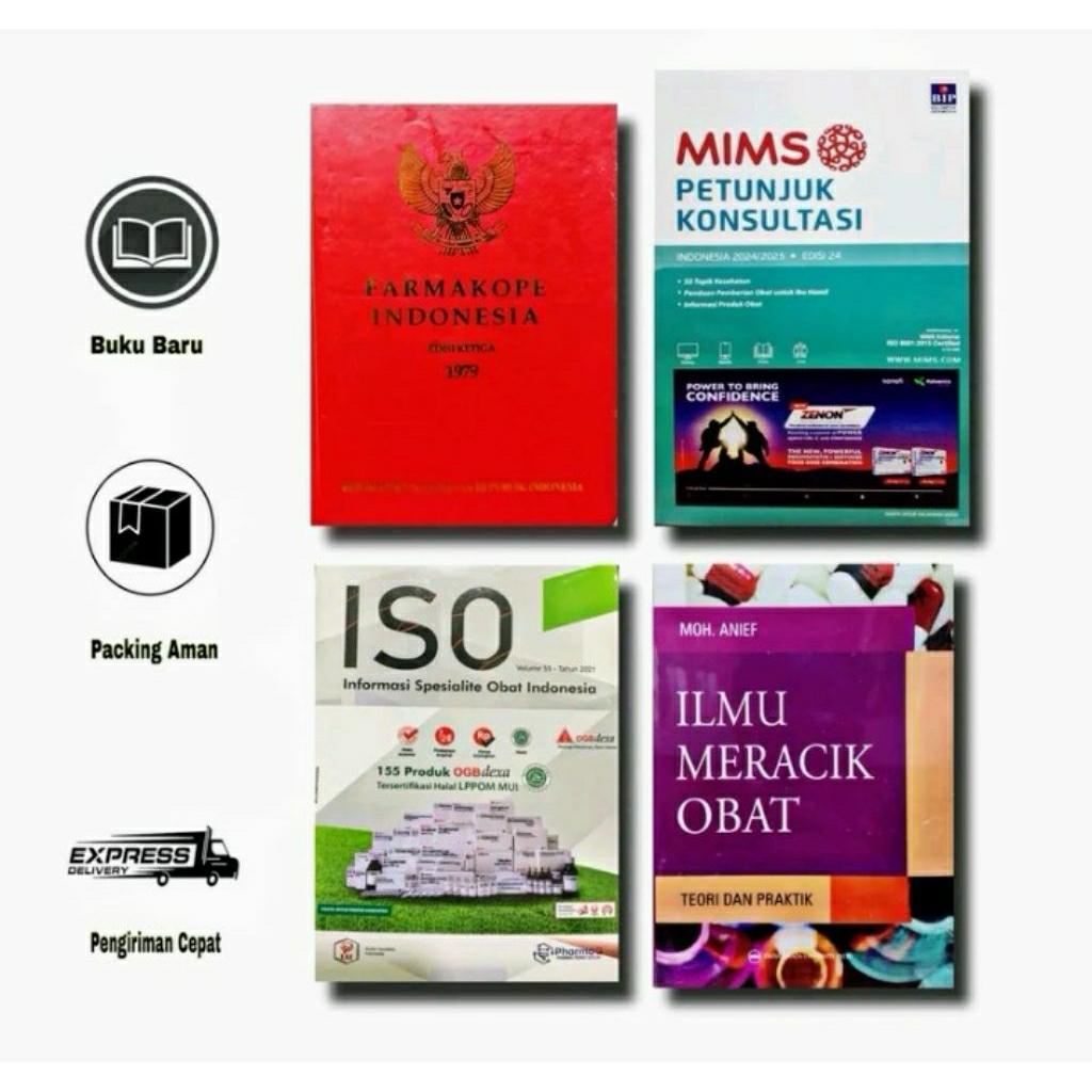 Paket Buku Farmasi F3-Iso-Mims-Imo