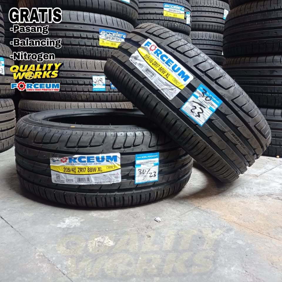 BAN MOBIL 205 45 R17 FORCEUM OCTA - BAN RING 17 UKURAN 205/45 R17 TUBLLES