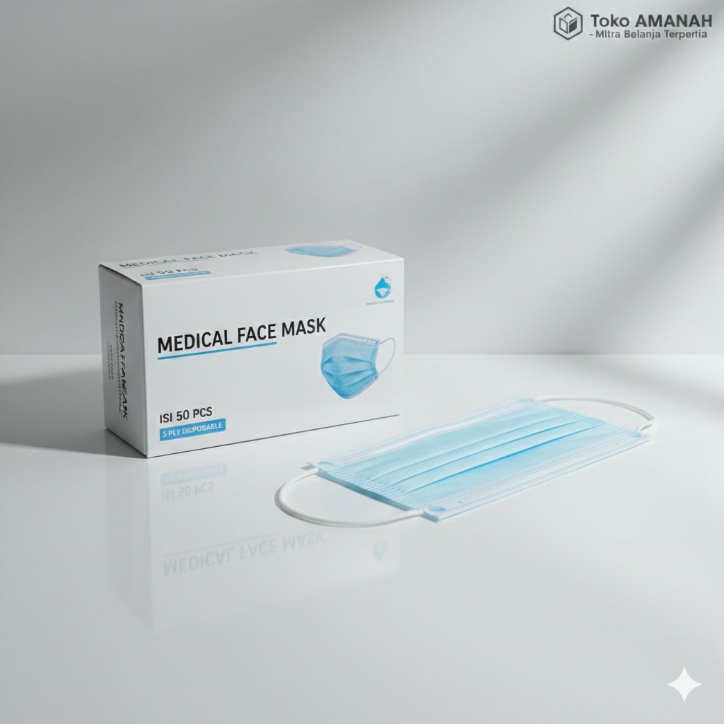 Masker Medis 1box/50pcs