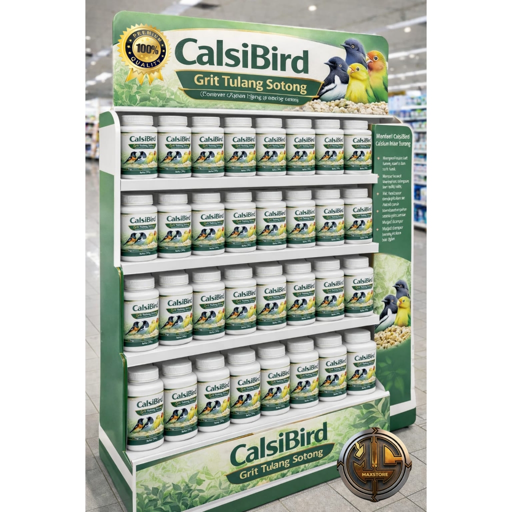 Calsibird grit tulang sotong, tulang sotong bubuk, tepung tulang sotong