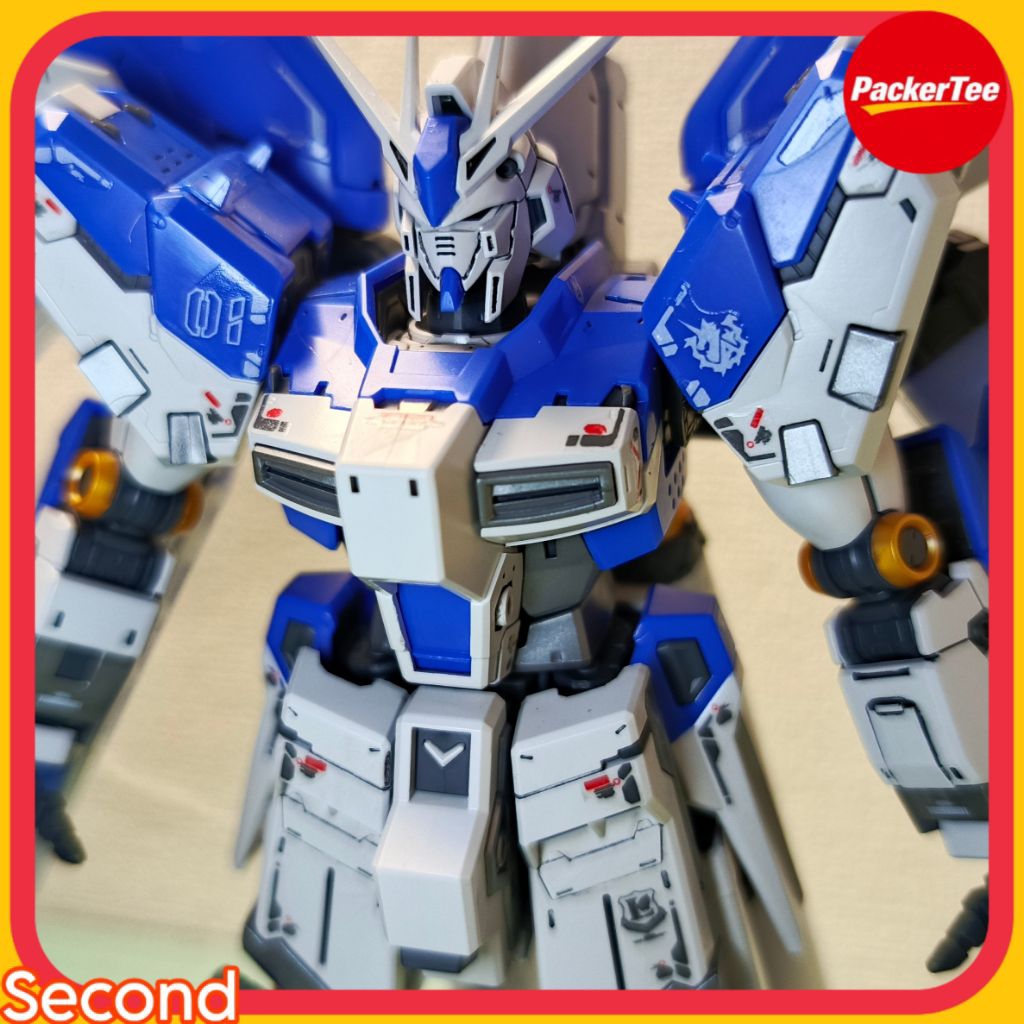 Gunpla "RX-93-v2 Hi-Nu" RG 1/144 "Bandai" Second + Action Base DDB Corgi
