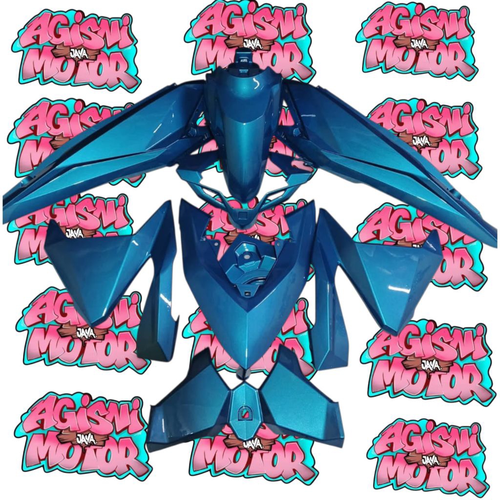 Body fullset halus vario led old 125 150 warna biru - Bisa request warna