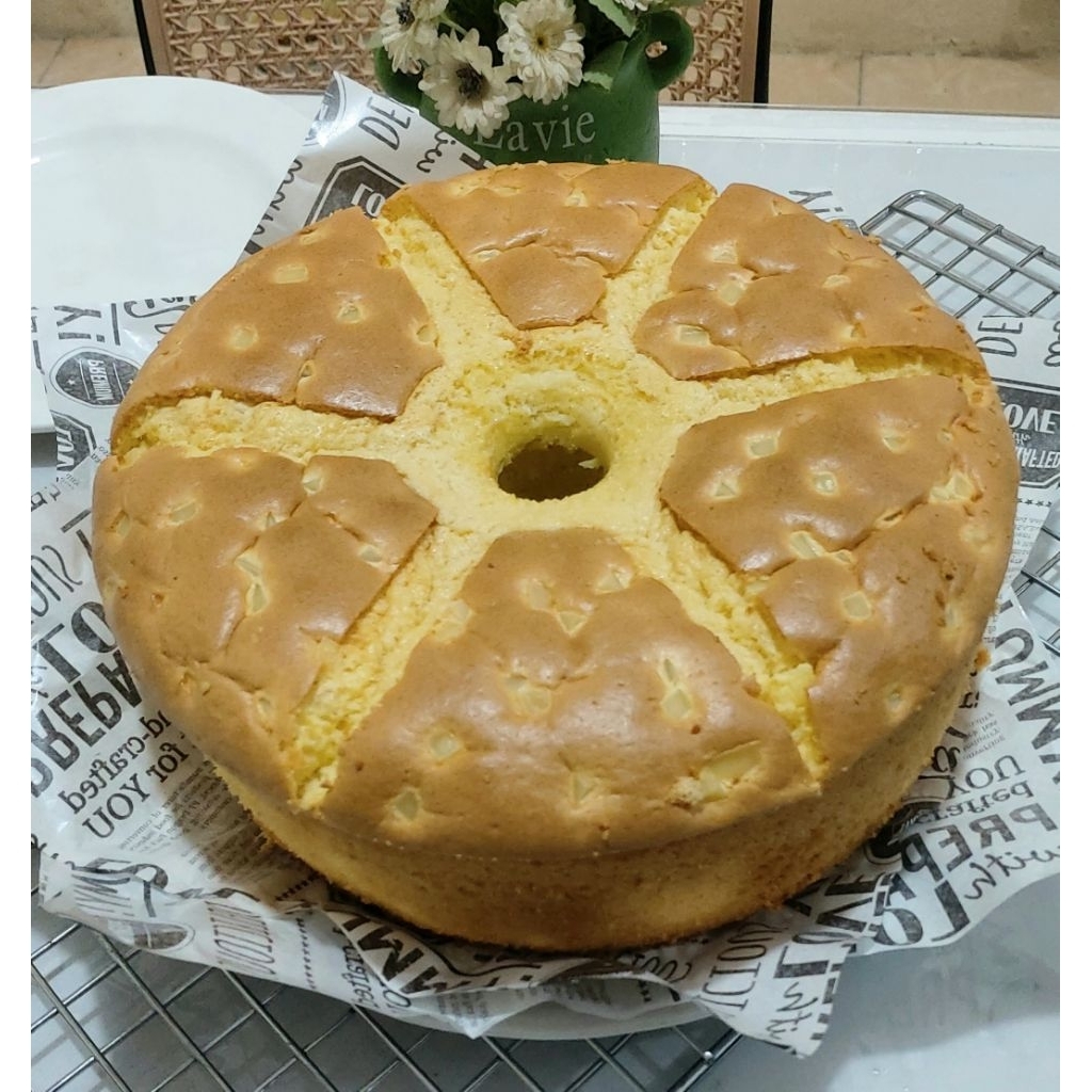 Keju Chiffon Cake