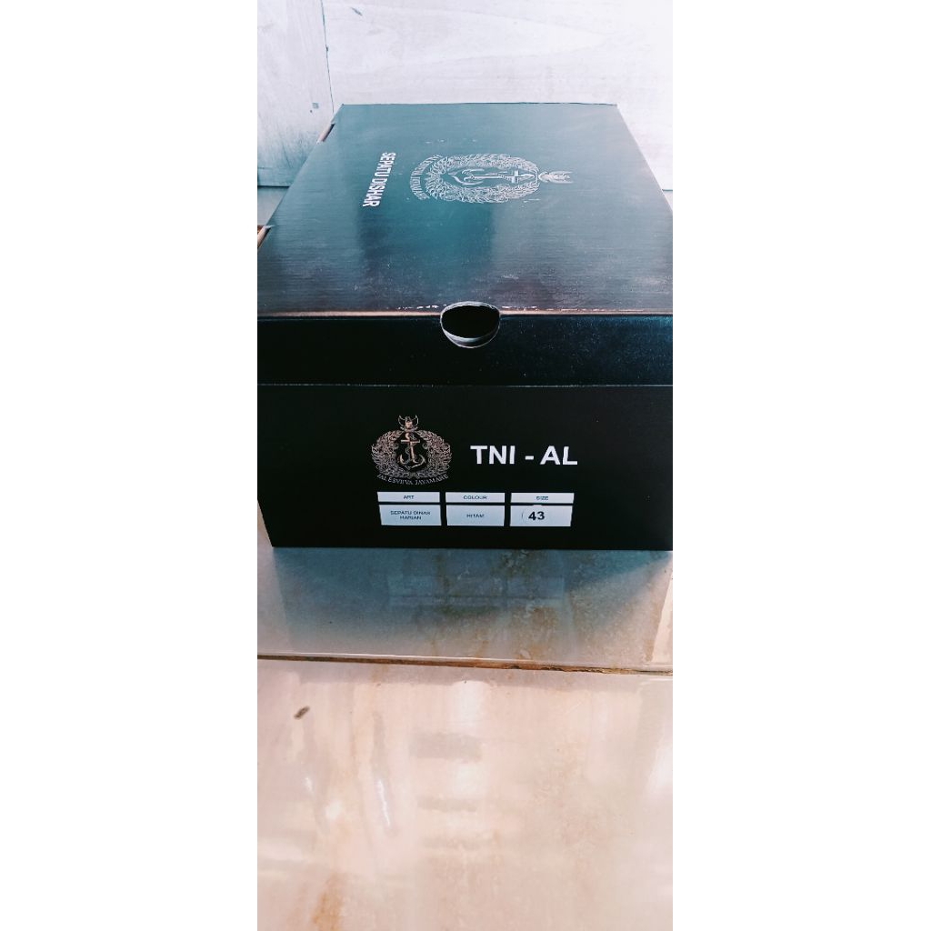 Sepatu PDH jatah TNI AL 2025