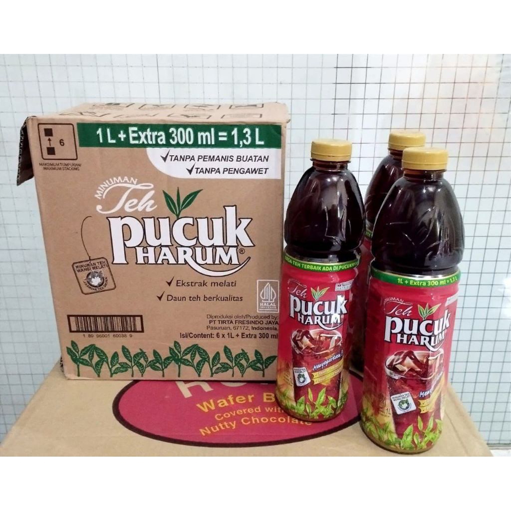 1Dus Teh Pucuk 1.3L isi 6botol