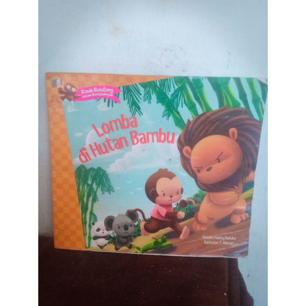 buku kisah binatang Lomba di Hutan Bambu
