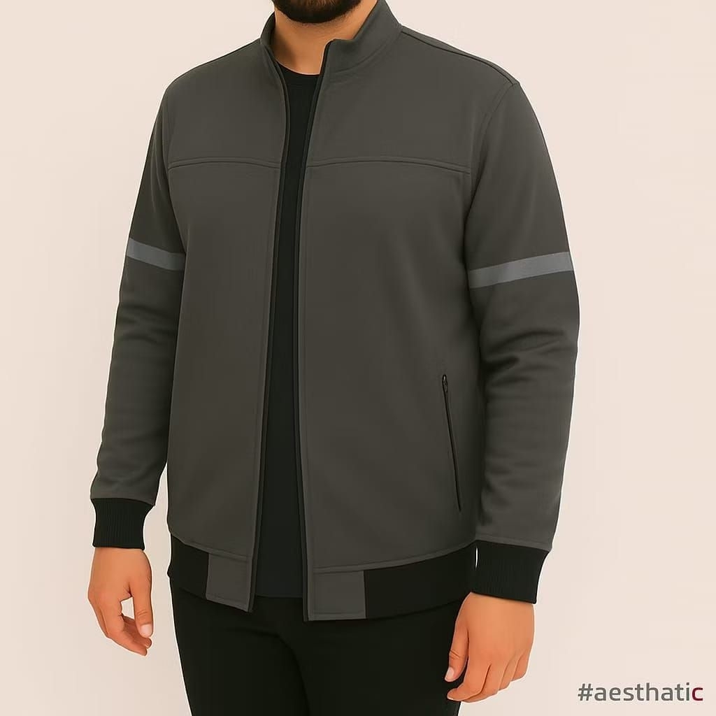 Jaket jumbo pria dewasa jaket model plat lengan jaket parasut jaket big size