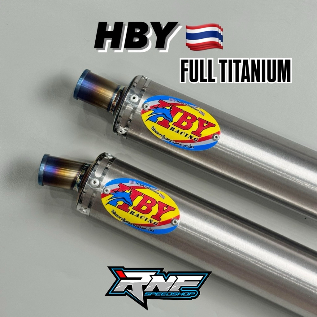 Silencer Silincer Knalpot HBY FULL TITANIUM Original Ninja R SS RR Harian Standar Porting Sunmori Ba