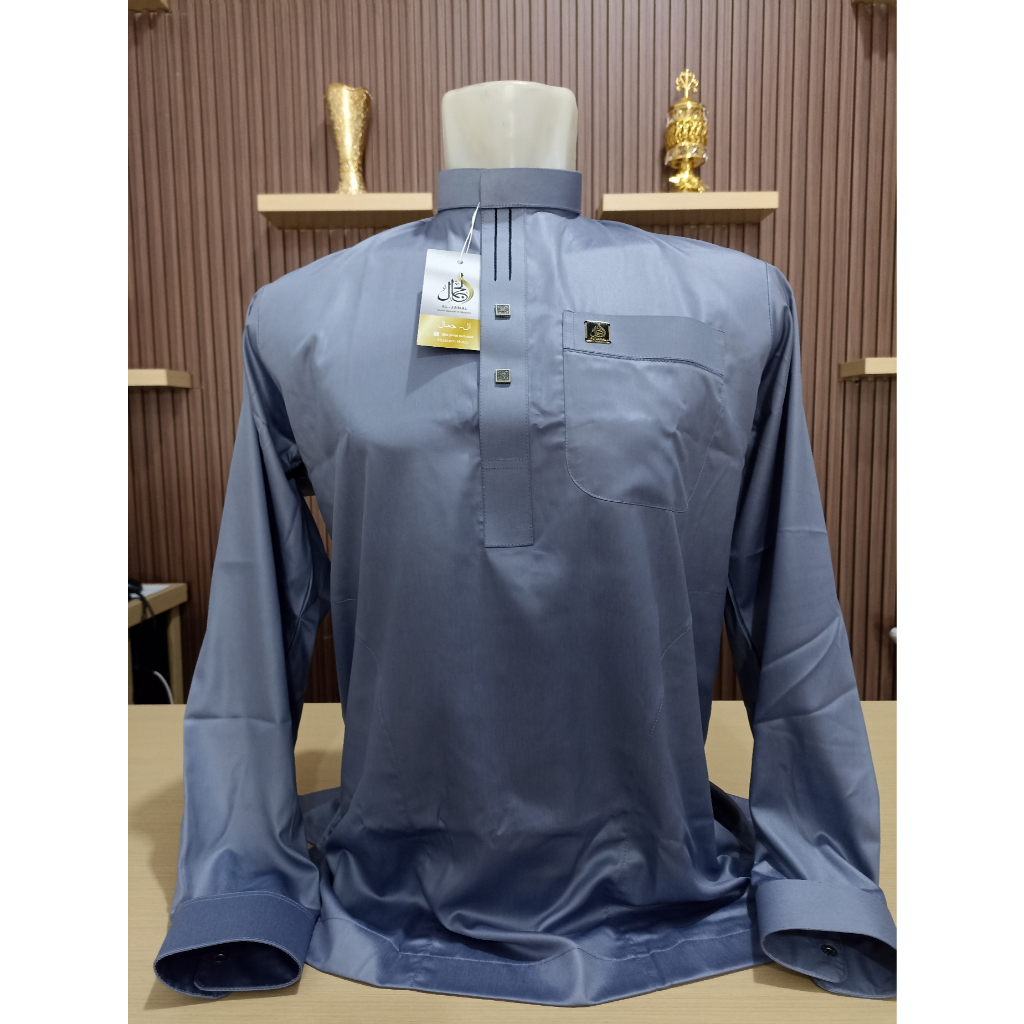 KOKO AL-JAMAL MANSET | Koko Pria Elegan Kerah Shanghai Lengan Manset