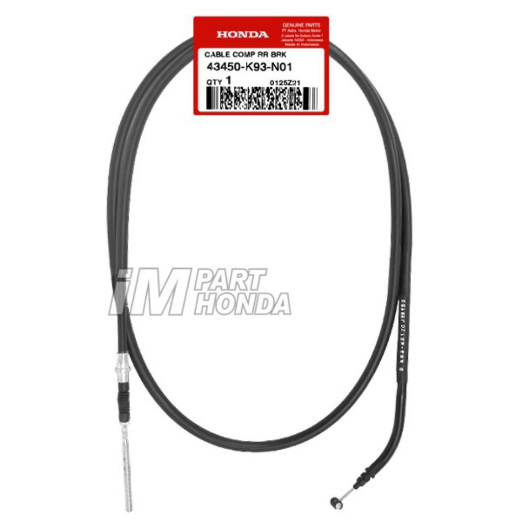 43450-K93-N01 KABEL REM BELAKANG SCOOPY K93 ORIGINAL