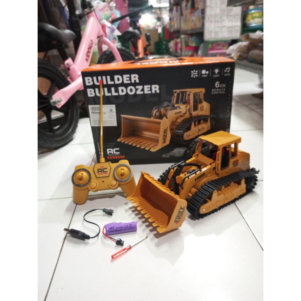 Mainan Anak Rc Buldozer tractor Cas 689808