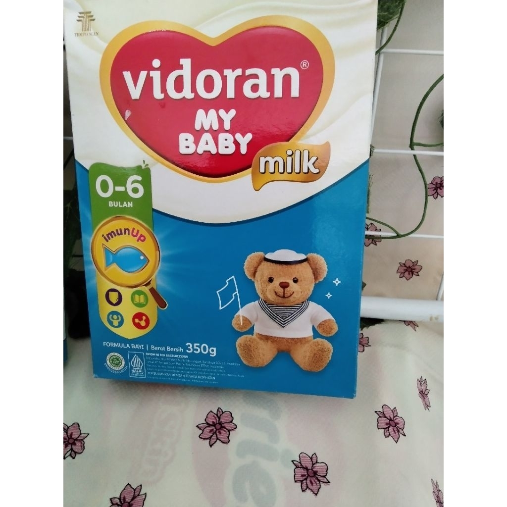 VIDORAN MY BABY MILK 0 -6 bulan 350gr  ( ex Oktober 2026)
