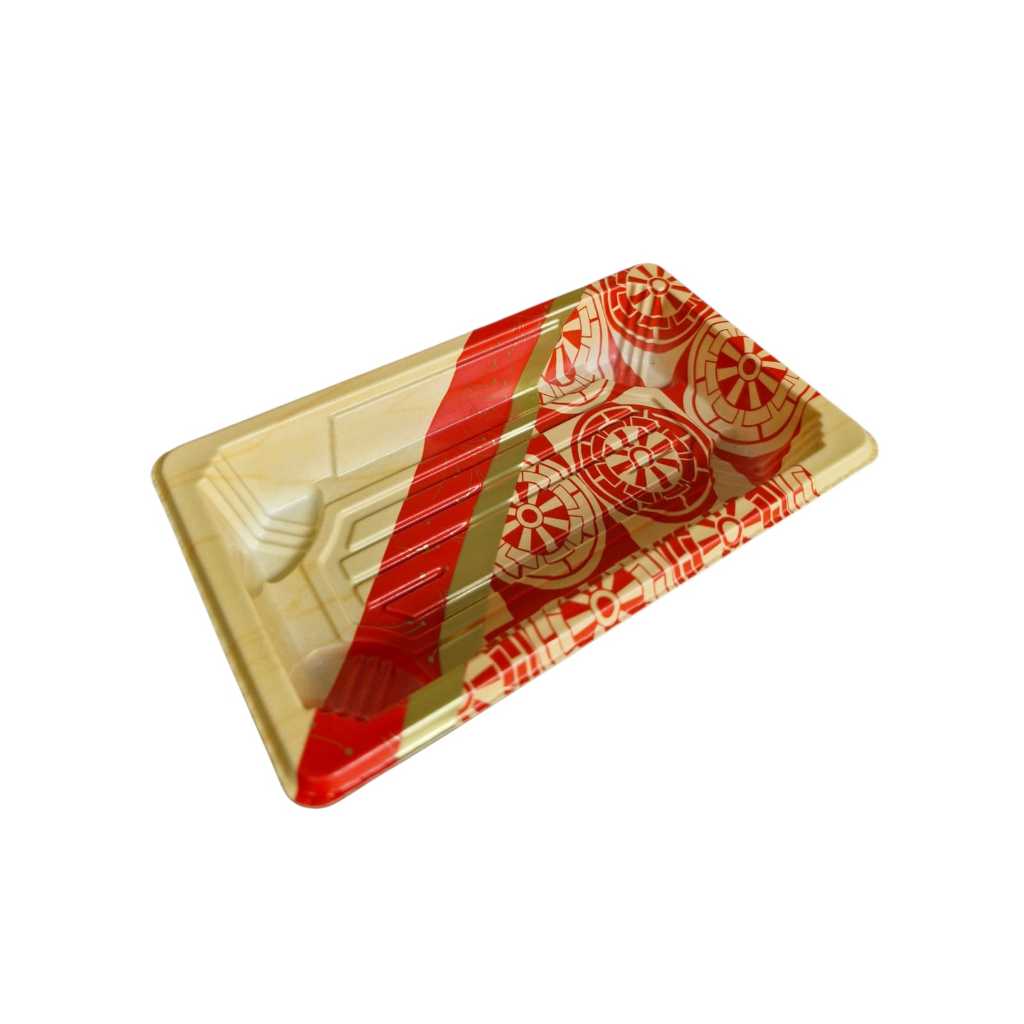 WL 00 YELLOW GOLE MIKA BOX SUSHI PLUS TUTUP - SUSHI TRAY - SUSHI PACKING - WADAH SUSHI