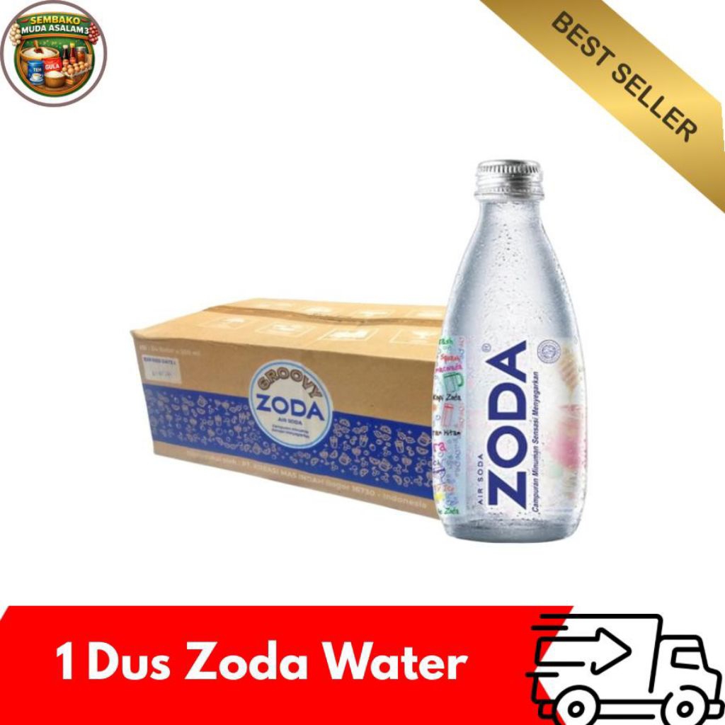 ZODA SODA 250 ML / 1 Dus isi 24 / Air Soda Zoda Groovy