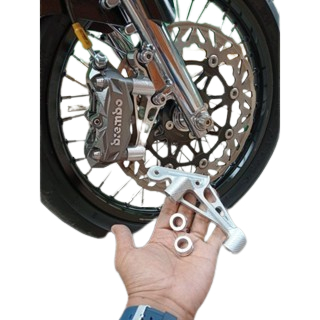 breket kaliper gp4 Brembo  m50 moge pitch 100 Mili 1set Sam ring